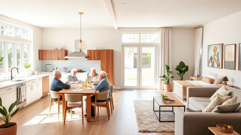 open bright connected living