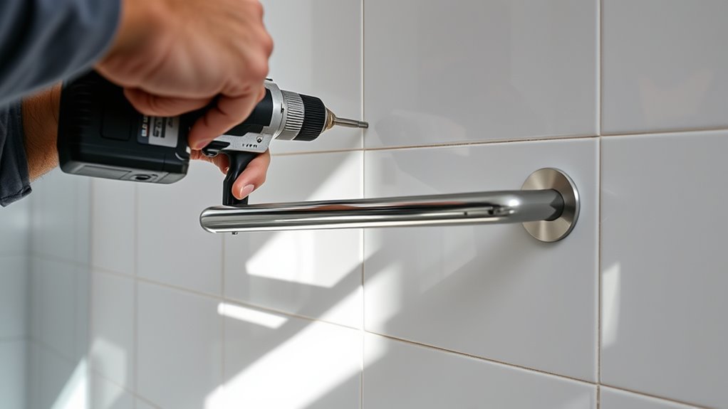 optimal grab bar placement