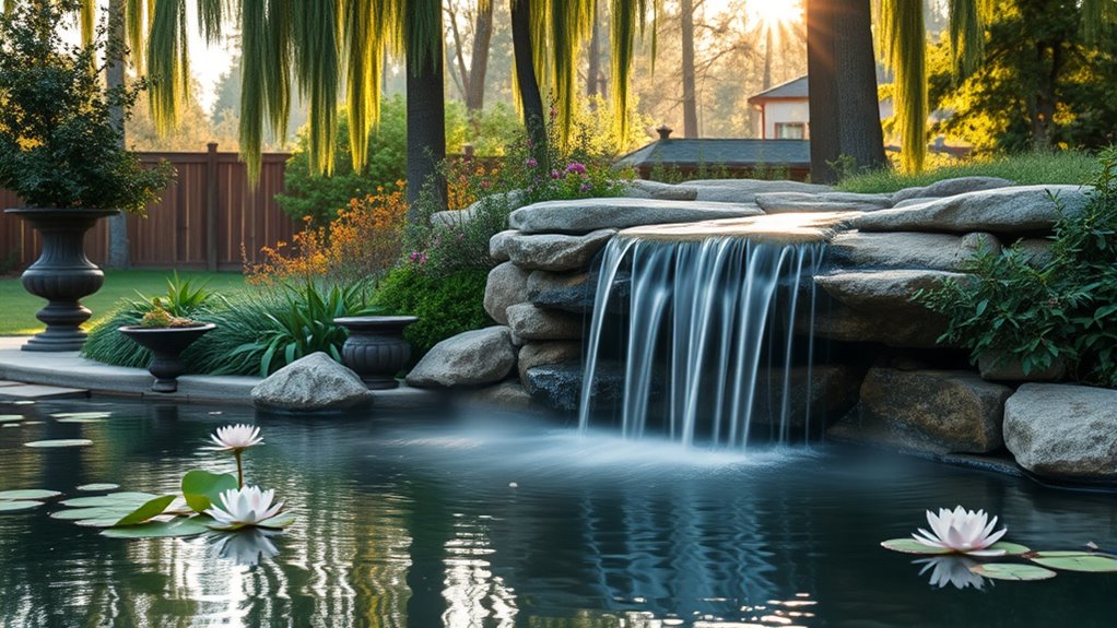 optimal water feature placement