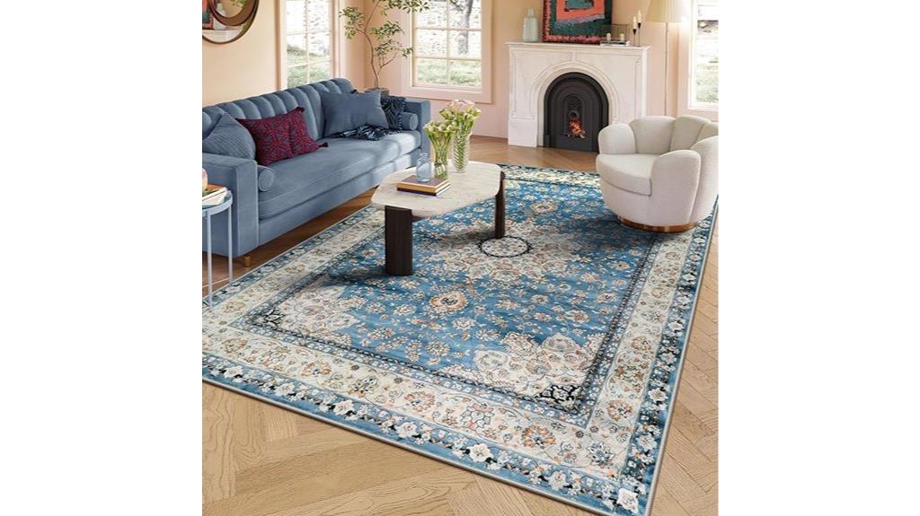 oriental floral rug 8x10