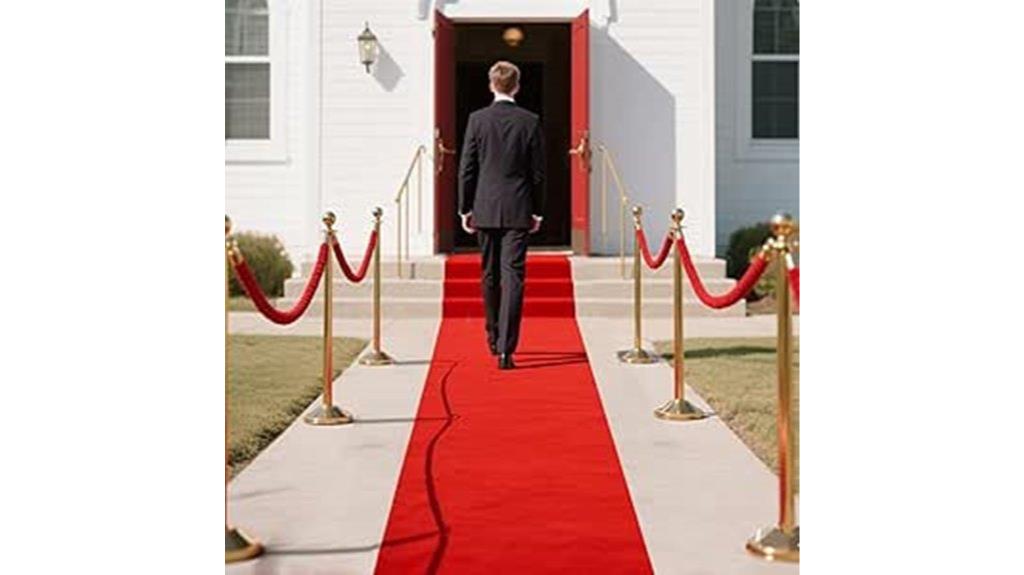 party red carpet tape runner