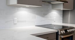 peel and stick backsplash update