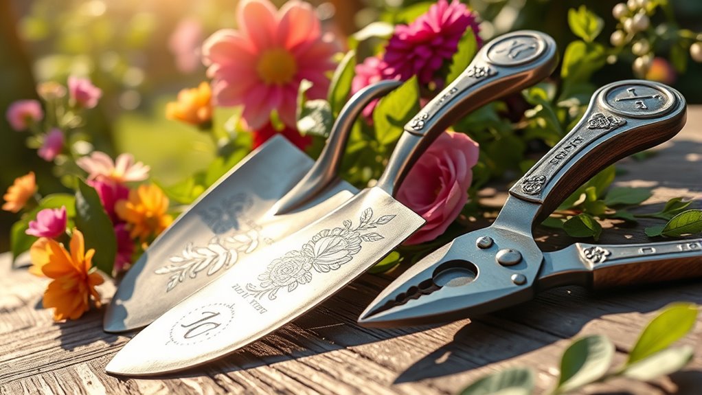 personalized garden tool gifts