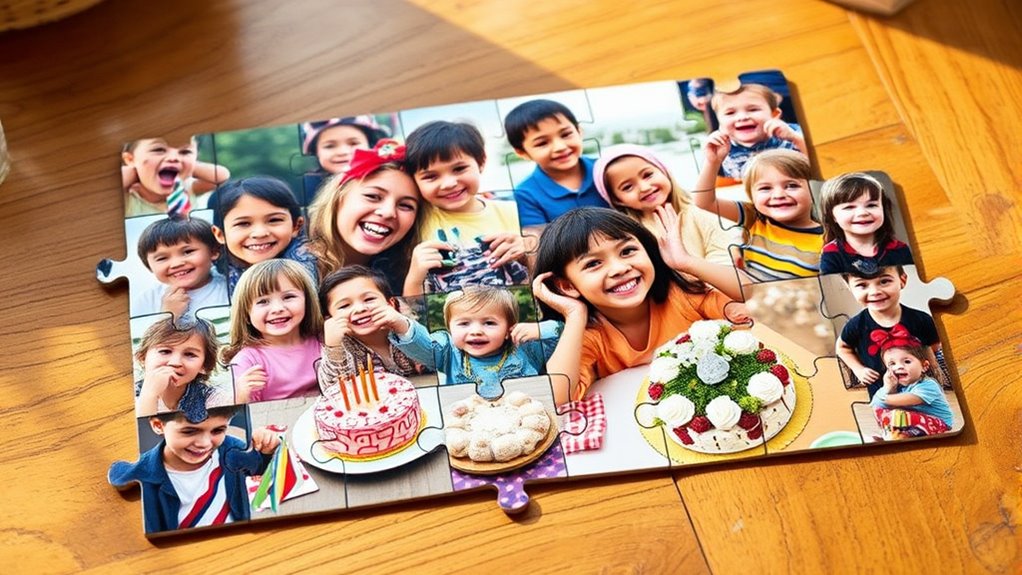 personalized memory puzzle gift