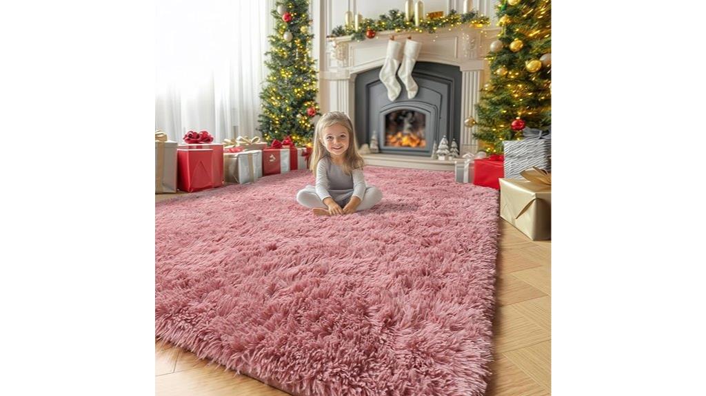 pink children s bedroom rugs