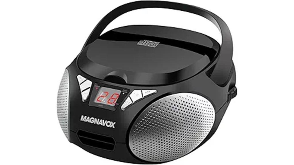 portable cd boombox