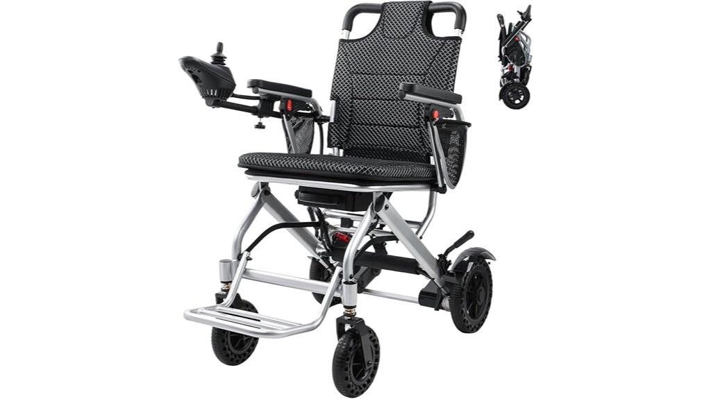 portable compact electric wheelchair