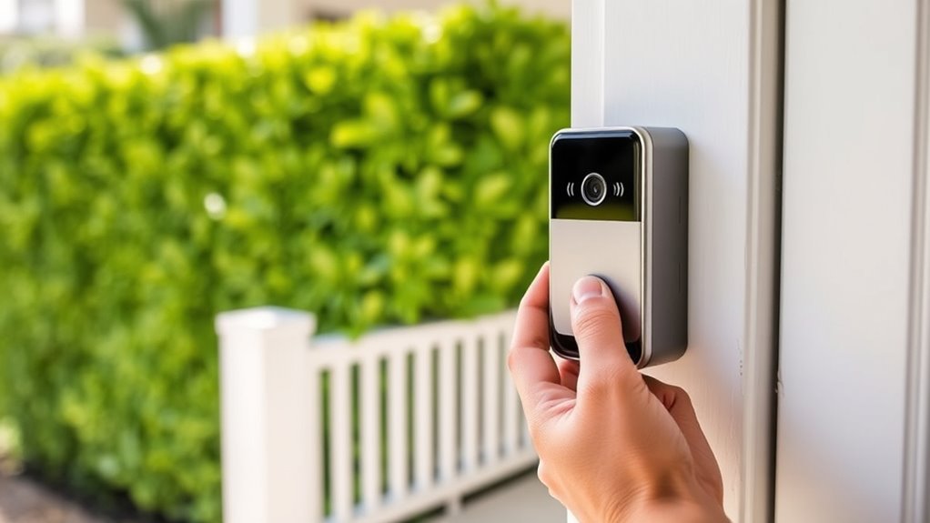 proper outdoor doorbell installation