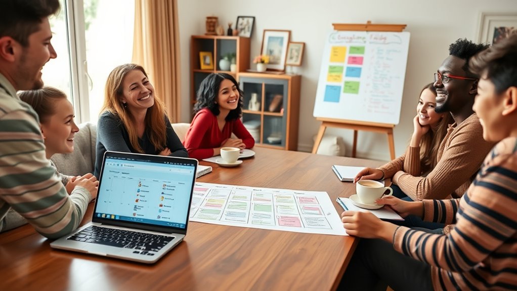 regular caregiving coordination meetings