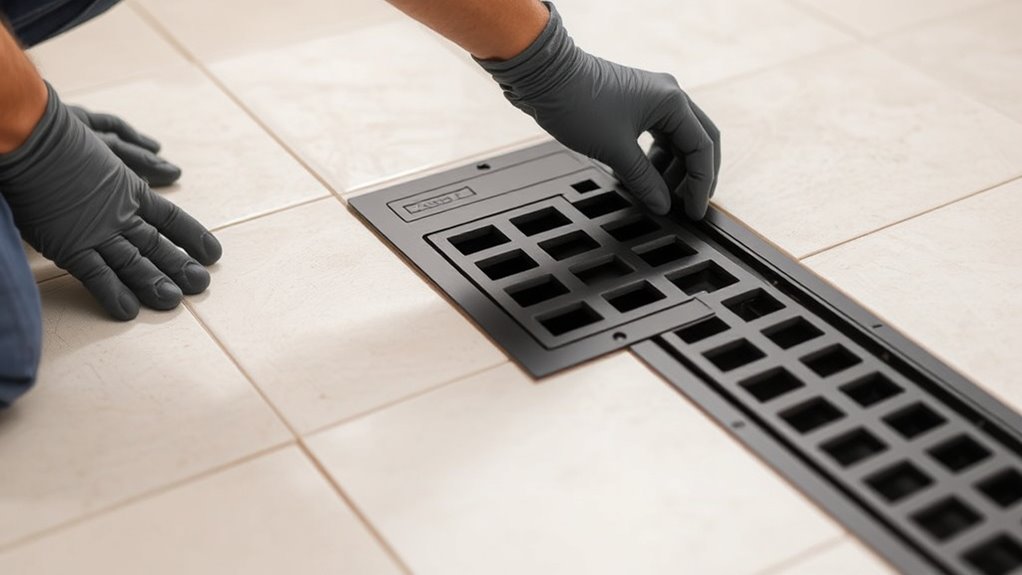 seamless secure drain installation