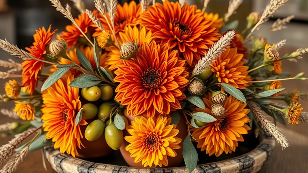 seasonal floral and natural decor