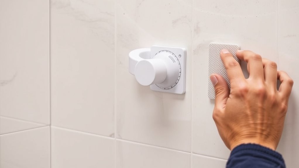 secure adhesive bathroom mounts
