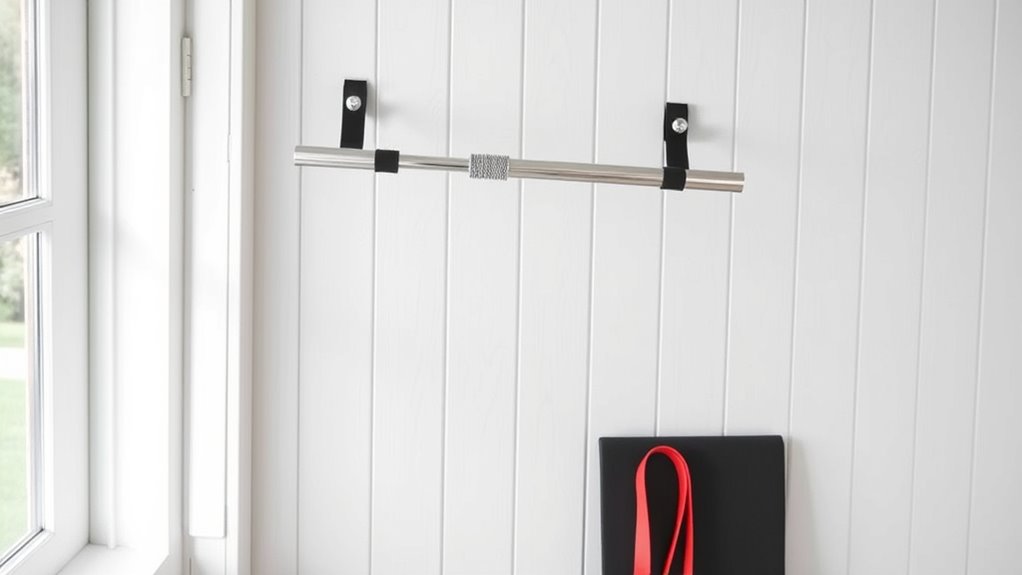 secure wall mounted pull up bars