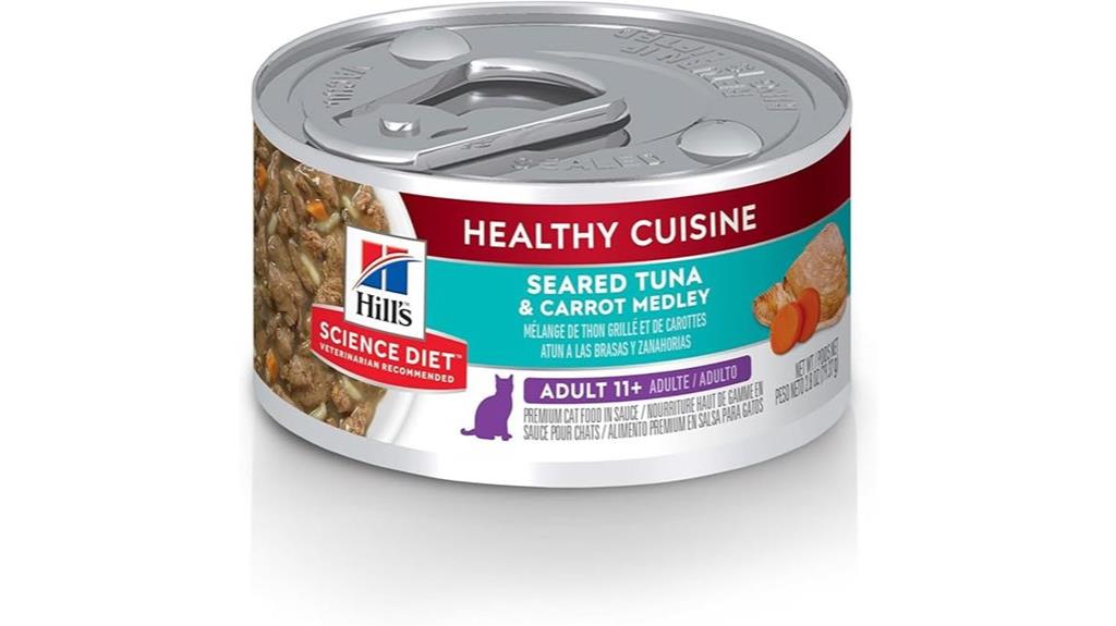 senior cat food case