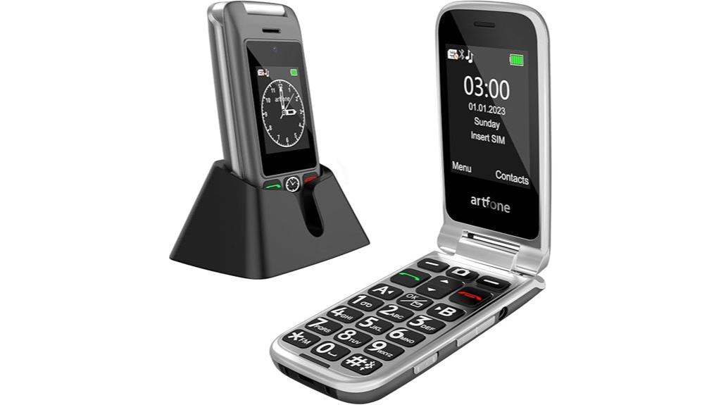senior flip phone with sos
