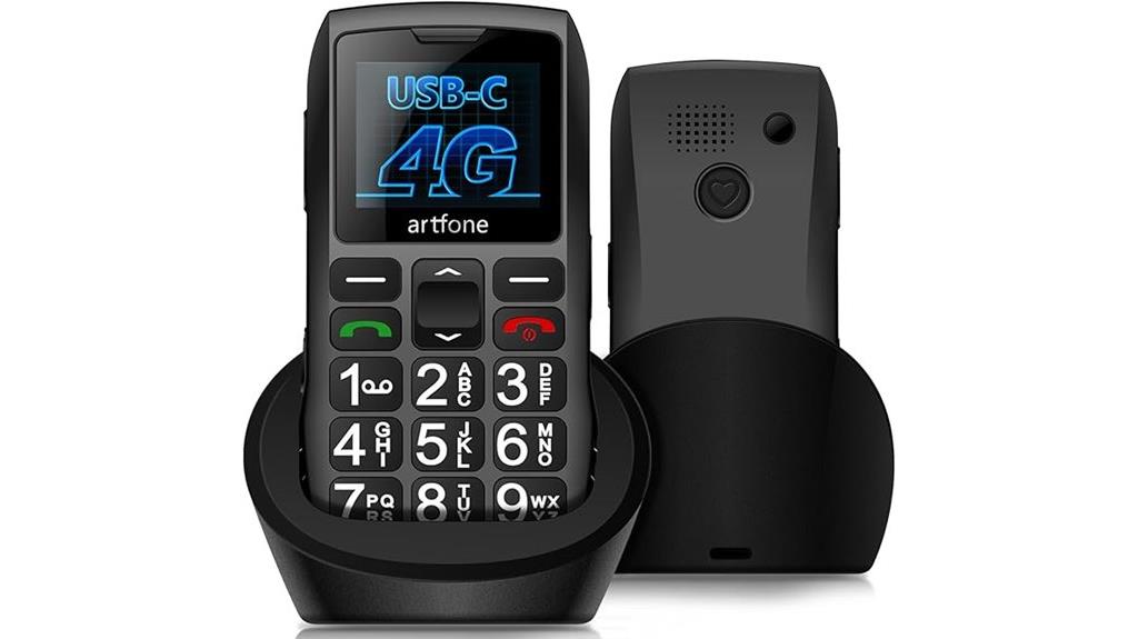 senior friendly 4g volte phone