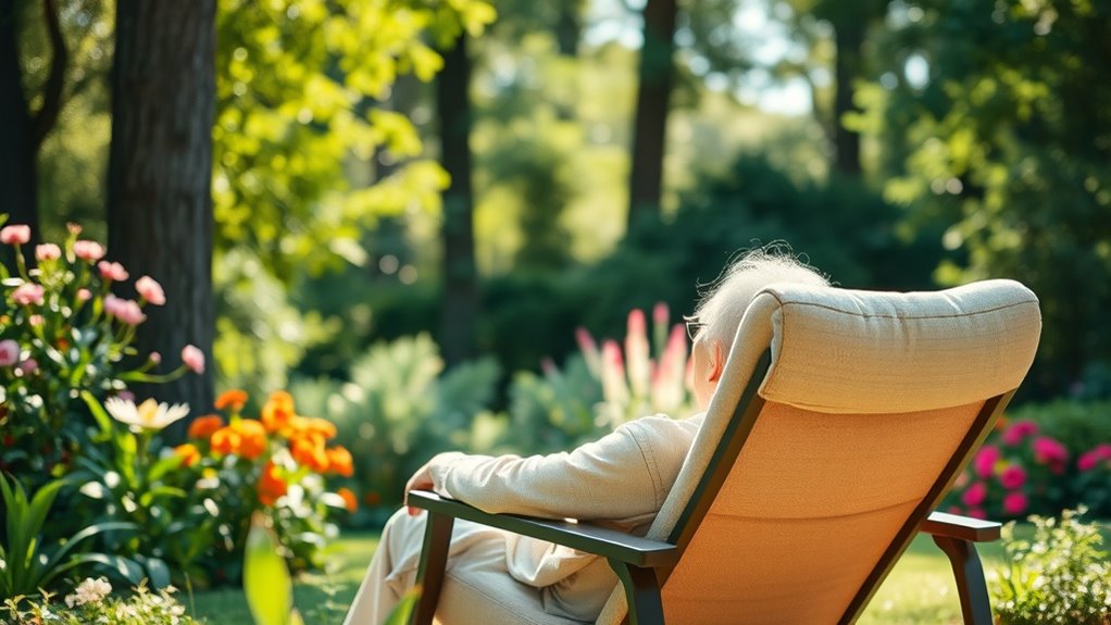 senior outdoor relaxation chairs