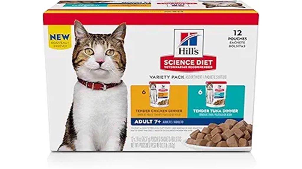 senior wet cat food pack