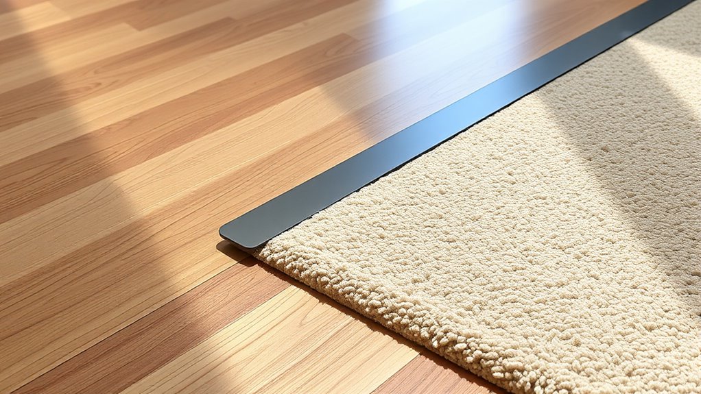 sleek seamless flooring transitions