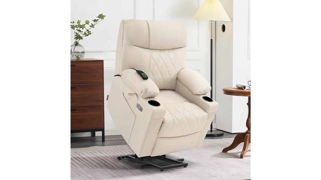 small recliner with massage