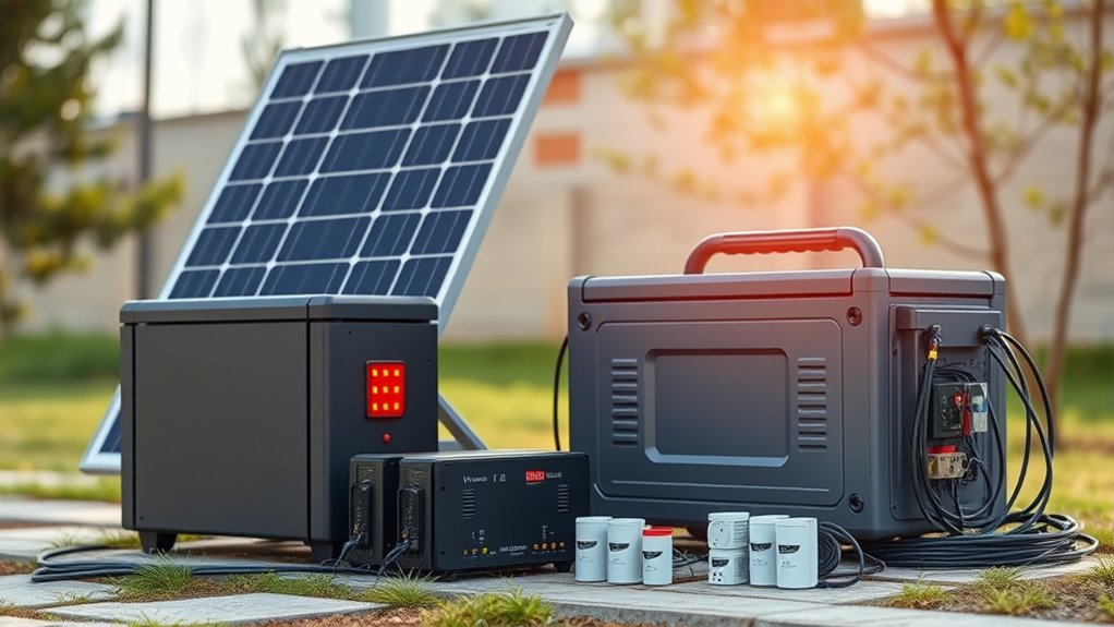 solar powered backup system resilience