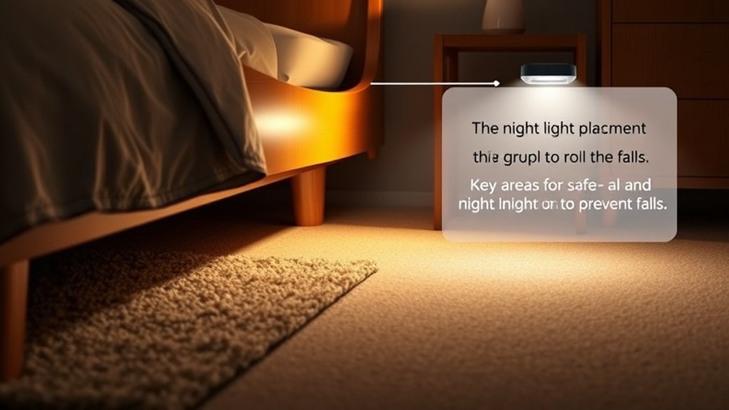strategic safe night light placement