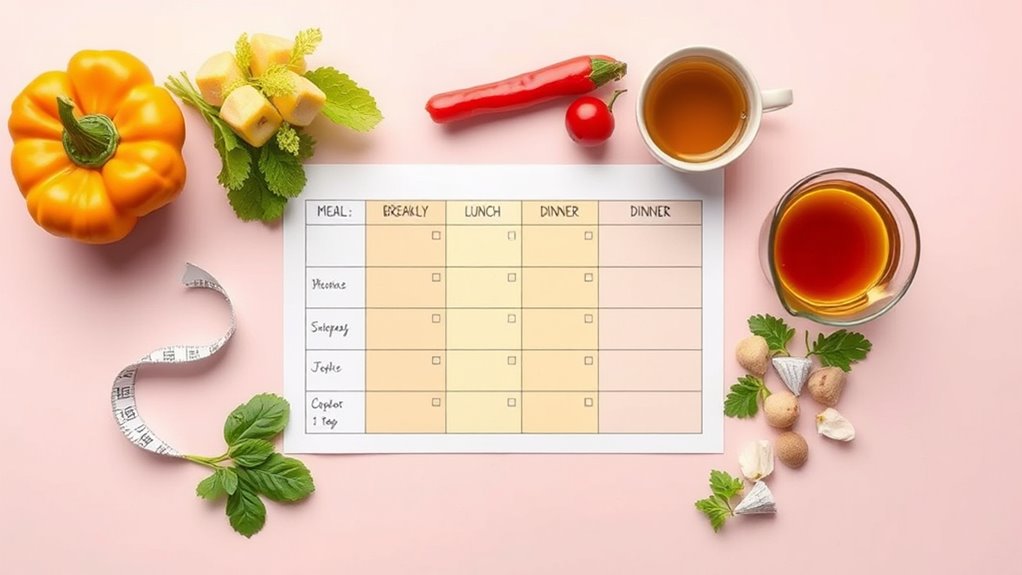 structured elderly meal planning