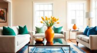 subtle bold color integration
