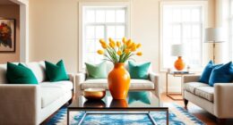 subtle bold color integration