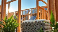 sustainable insulation material selection