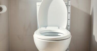 toilet height measurement guide