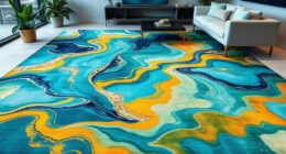 top abstract silk rug selection