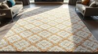 top metallic accent silk rugs