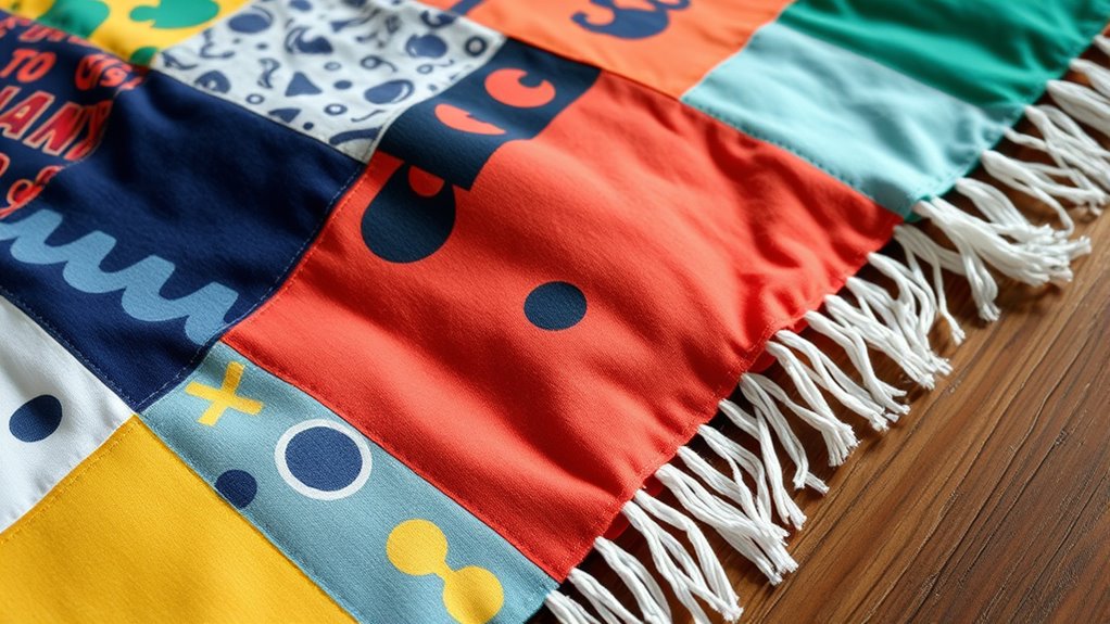 transform t shirts into quilt