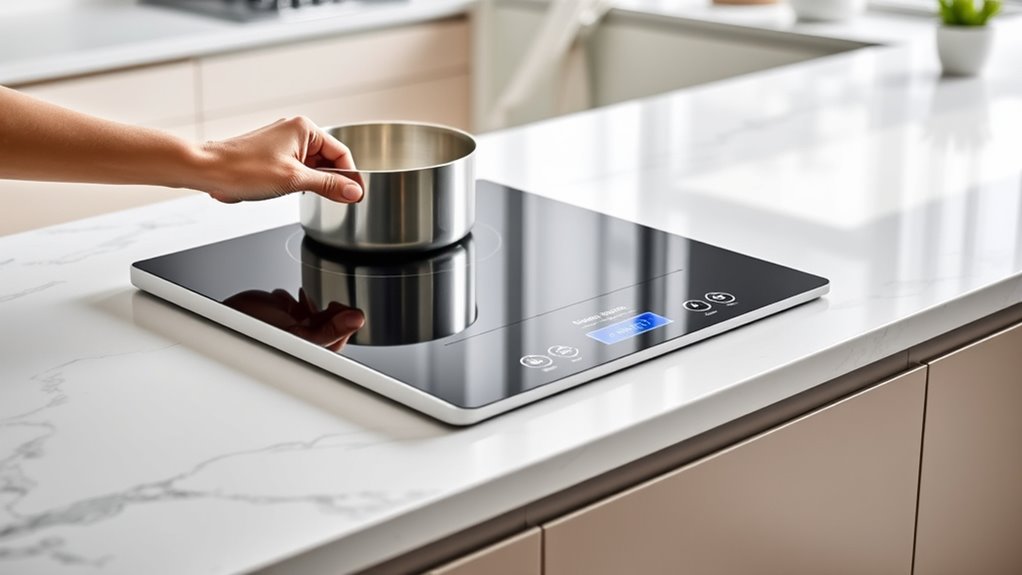 troubleshoot induction cooktop safety