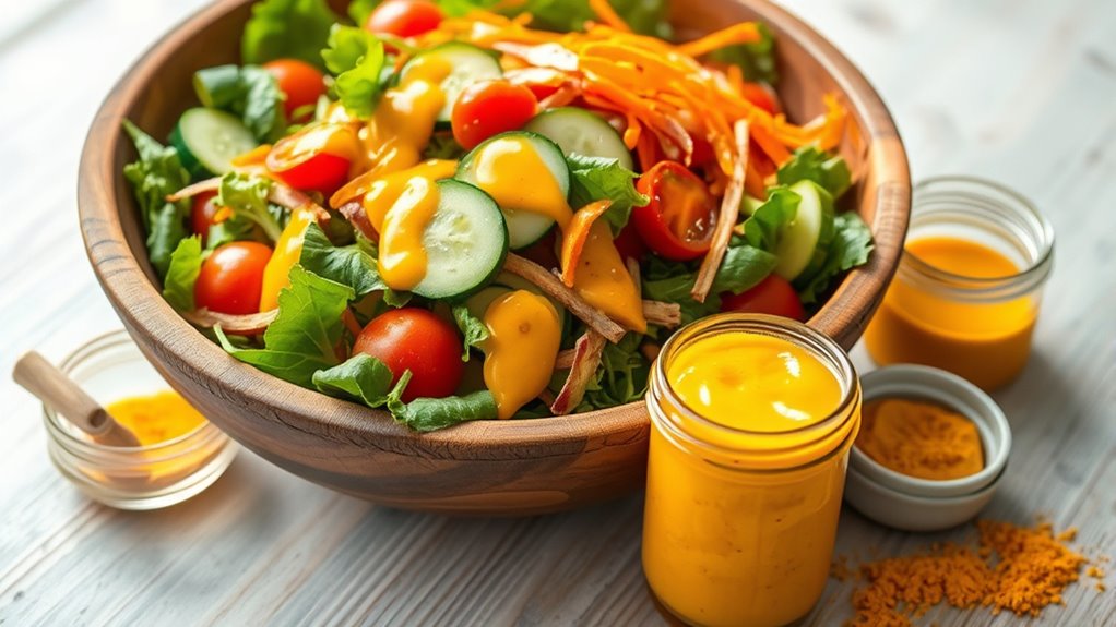 turmeric boosts salads health