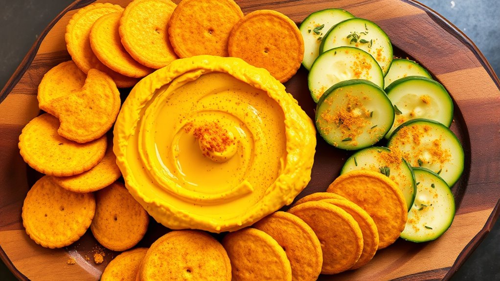 turmeric enhanced flavorful snacks