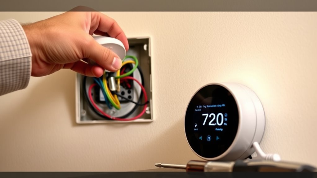 turn off power connect wires