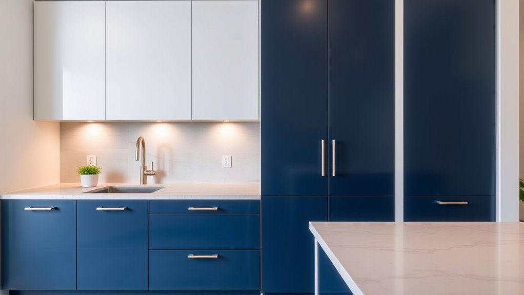 two tone kitchen cabinet ideas