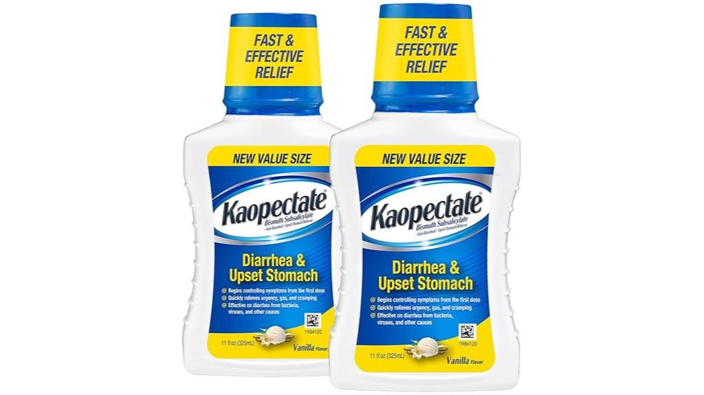 vanilla diarrhea relief pack