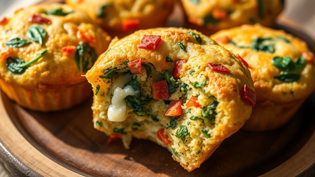 vegetable cheesy muffin perfection