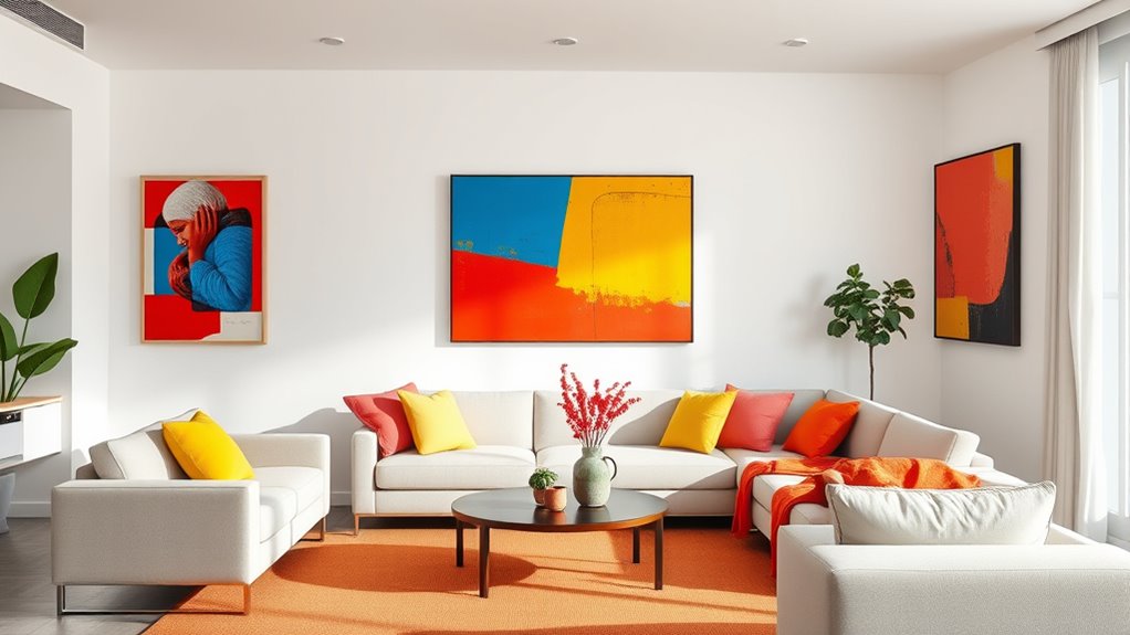 vibrant colorful decor accents