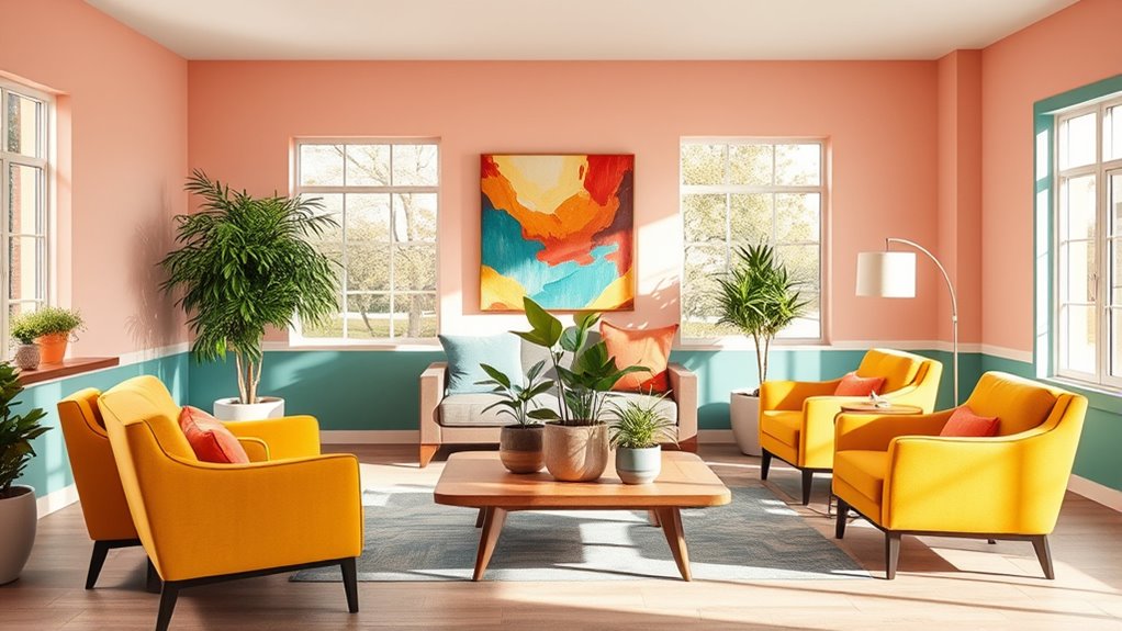 vibrant colors elevate senior environments