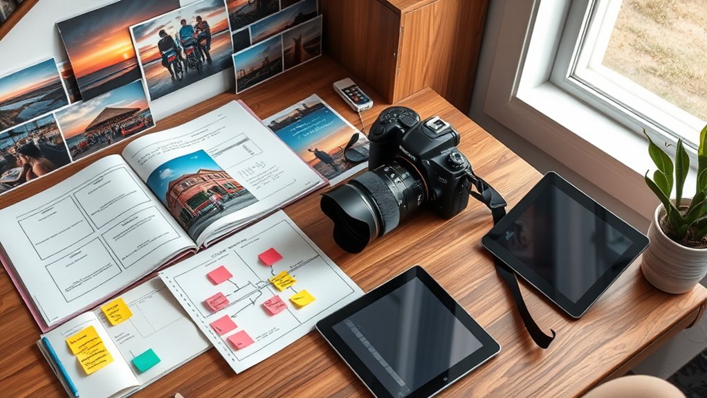 visual storytelling layout planning