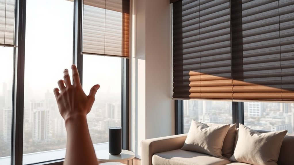 voice controlled blinds enhance convenience