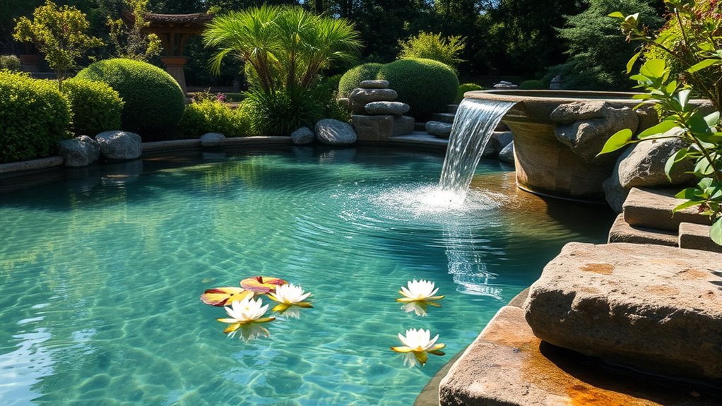 water feature maintenance schedule