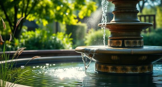 water features create calm