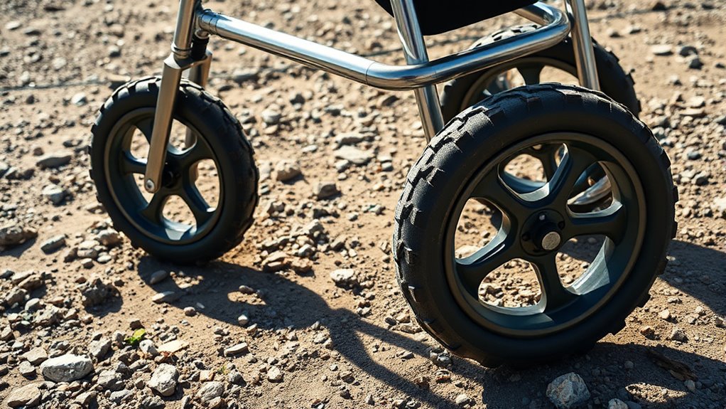 wheel size and tread pattern