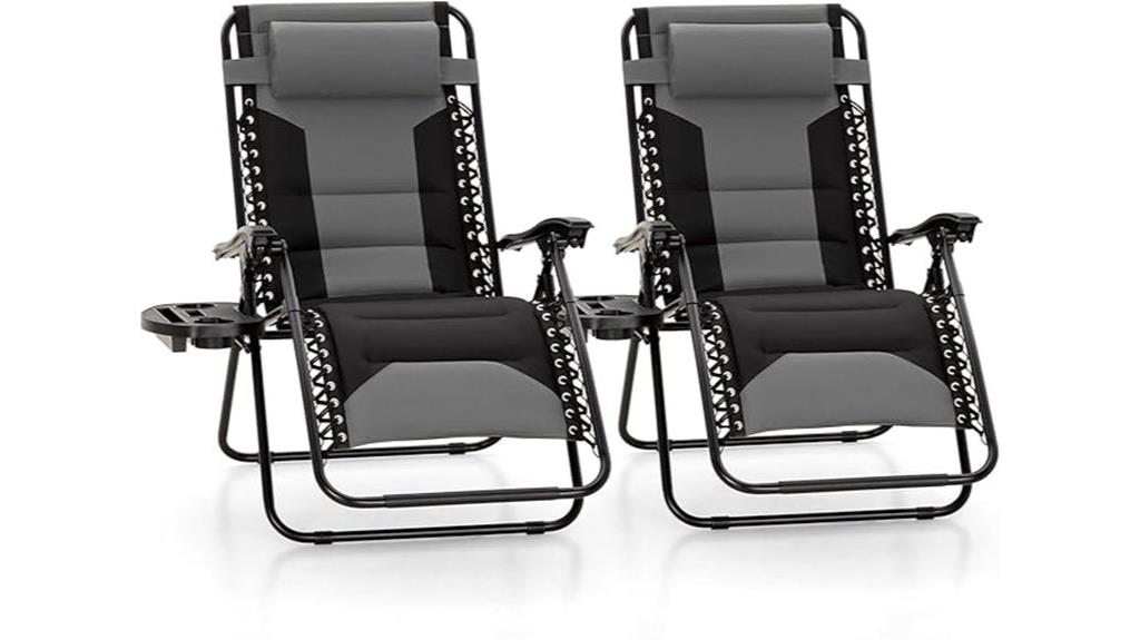 zero gravity chair set
