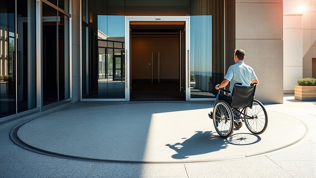 accessible entrance design features